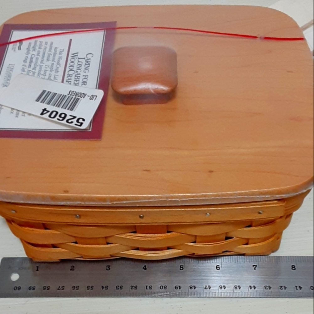 Longaberger 18546 Warm Brown Address Basket